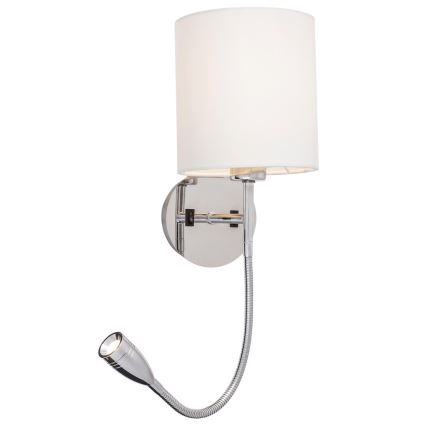 Rabalux 6529 - Wandleuchte LARKIN 1xE27/40W+LED/3W