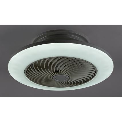 Rabalux - LED Dimmbare Deckenleuchte mit Ventilator DALFON LED/36W/230V 3000-6000K + Fernbedienung