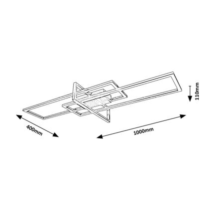 Rabalux - LED dimmbare Deckenleuchte LED/35W/230V