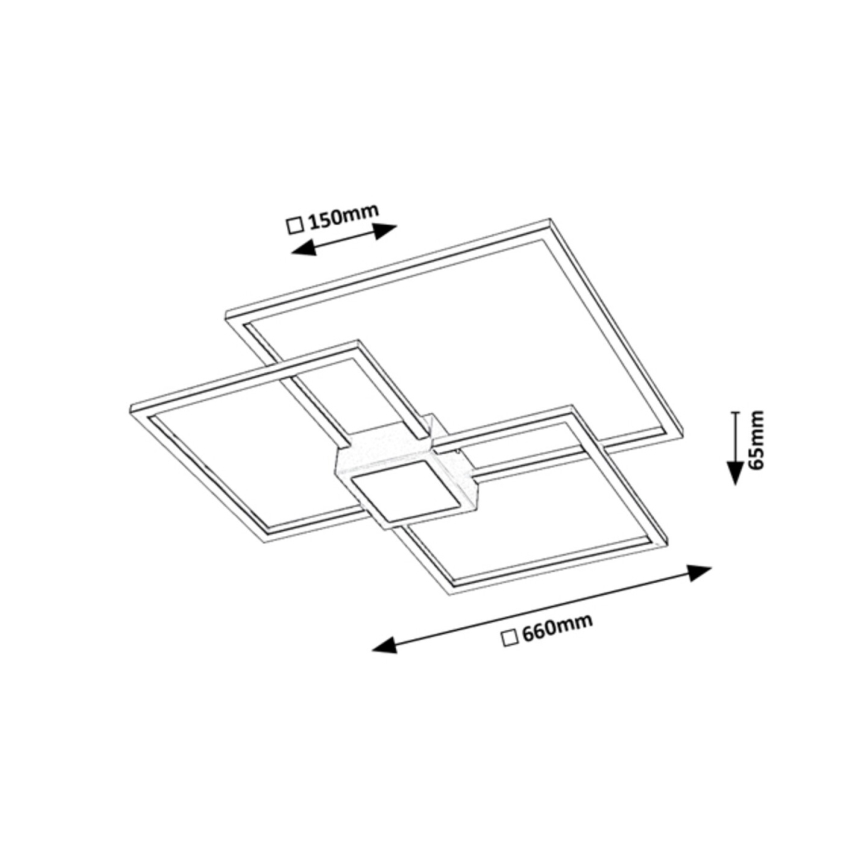 Rabalux - LED dimmbare Deckenleuchte LED/38W/230V