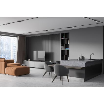 Rabalux - Dimmbare LED-Deckenleuchte für 1-Phasen-Schienensystem LED/16W/24V 2700-5500K Wi-Fi Tuya 33 cm schwarz
