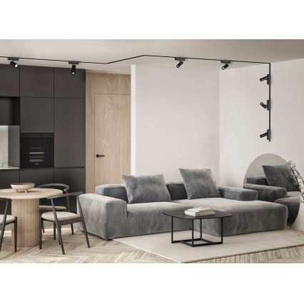 Rabalux - Dimmbarer LED-Strahler für 1-Phasen-Schienensystem LED/9W/24V 2700-5500K Wi-Fi Tuya schwarz