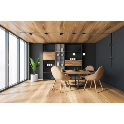 Rabalux - Dimmbare LED-Deckenleuchte für 1-Phasen-Schienensystem LED/4W/24V 2700-5500K Wi-Fi Tuya 11,5 cm schwarz