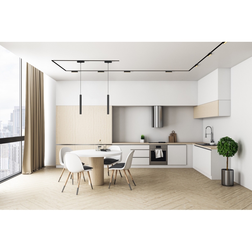 Rabalux - Dimmbare LED-Deckenleuchte für 1-Phasen-Schienensystem LED/4W/24V 2700-5500K Wi-Fi Tuya 11,5 cm schwarz