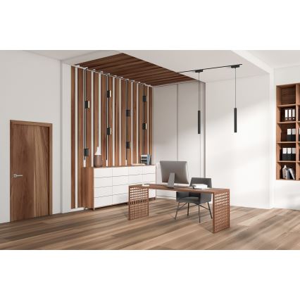 Rabalux - Dimmbare LED-Deckenleuchte für 1-Phasen-Schienensystem LED/4W/24V 2700-5500K Wi-Fi Tuya 11,5 cm schwarz