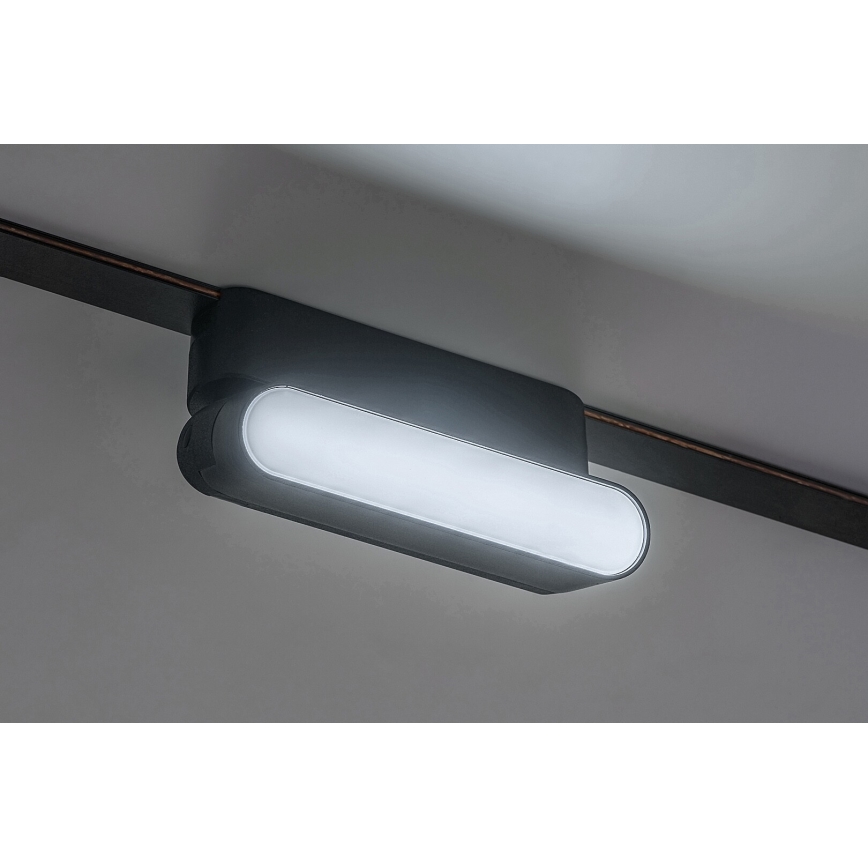 Rabalux - Dimmbare LED-Deckenleuchte für 1-Phasen-Schienensystem LED/4W/24V 2700-5500K Wi-Fi Tuya 11,5 cm schwarz