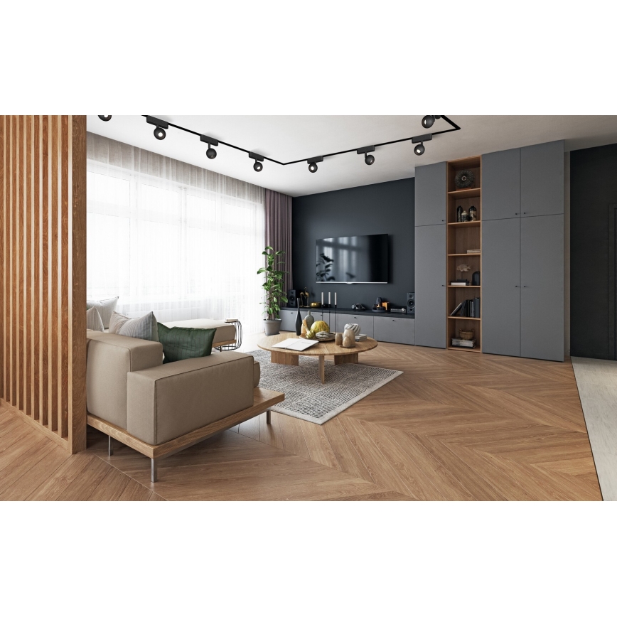 Rabalux - Dimmbarer LED-Strahler für 1-Phasen-Schienensystem LED/5W/24V 2700-5500K Wi-Fi Tuya schwarz