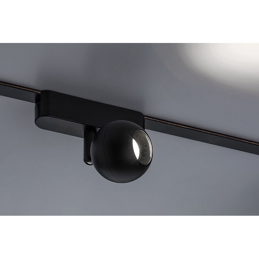 Rabalux - Dimmbarer LED-Strahler für 1-Phasen-Schienensystem LED/5W/24V 2700-5500K Wi-Fi Tuya schwarz