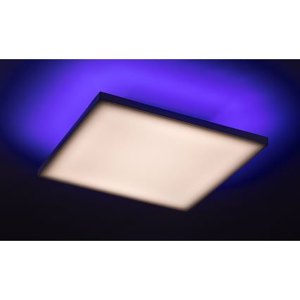 Rabalux - Dimmbare LED-RGB-Deckenleuchte LED/18W/230V 3000-6500K 30x30 cm + Fernbedienung