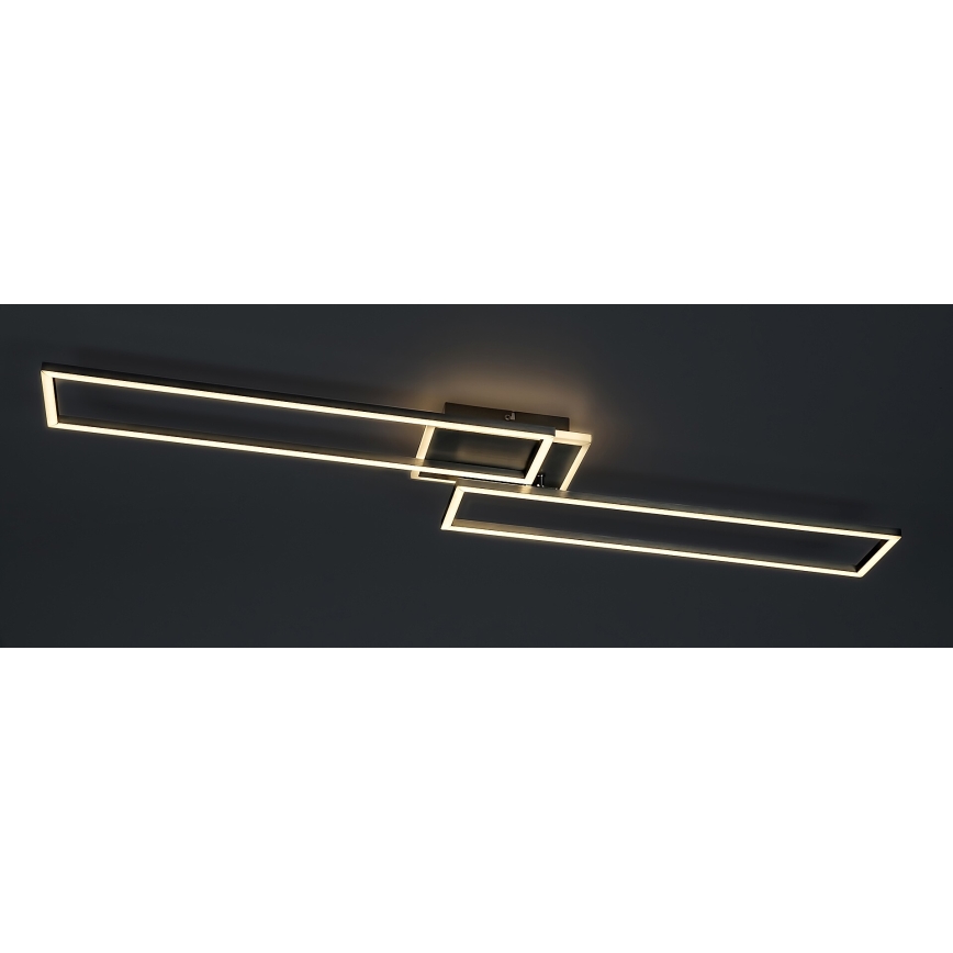 Rabalux - Dimmbare LED-Deckenleuchte LED/40W/230V 2700-6500K Wi-Fi Tuya mattes Chrom + Fernbedienung