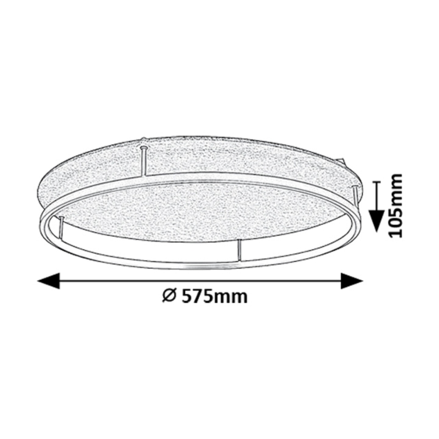 Rabalux - LED-Deckenleuchte LED/40W/230V 3000/4000K