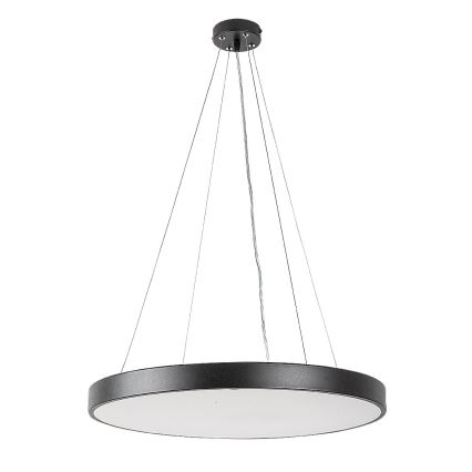 Rabalux - Dimmbare LED-Hängeleuchte an Schnur LED/60W/230V 3000-6000K schwarz + Fernbedienung