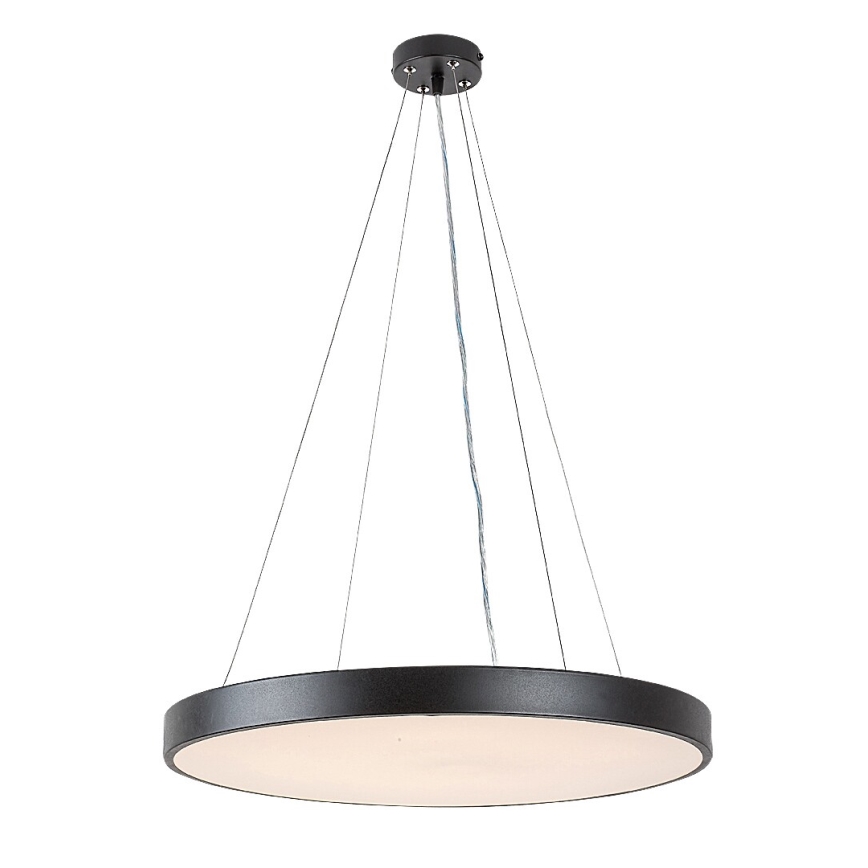 Rabalux - Dimmbare LED-Hängeleuchte an Schnur LED/60W/230V 3000-6000K schwarz + Fernbedienung