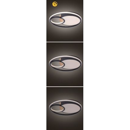 Rabalux - Dimmbare LED-Deckenleuchte LED/81W/230V 3000K/4000K/6000K + Fernbedienung