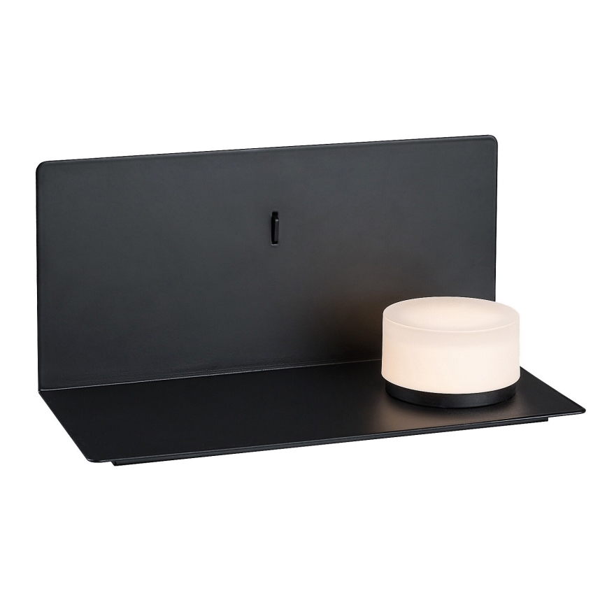 Rabalux - LED-Wandleuchte mit Ablage und USB-Anschluss LED/6W/230V 3000K