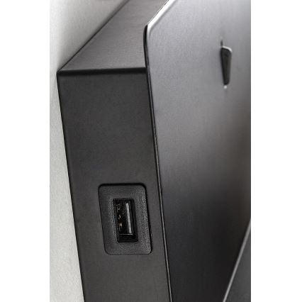 Rabalux - LED-Wandleuchte mit Ablage und USB-Anschluss LED/6W/230V 3000K