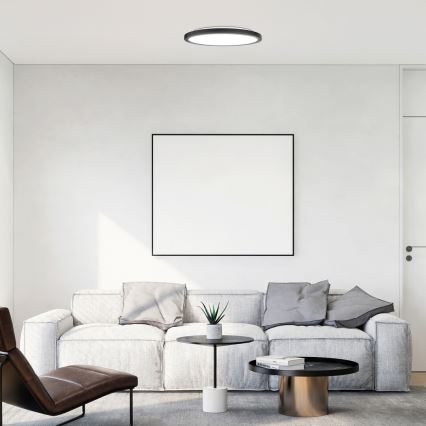Rabalux - LED Deckenleuchte LED/24W/230V 3000/4000/6000K Ø 29 cm Schwarz