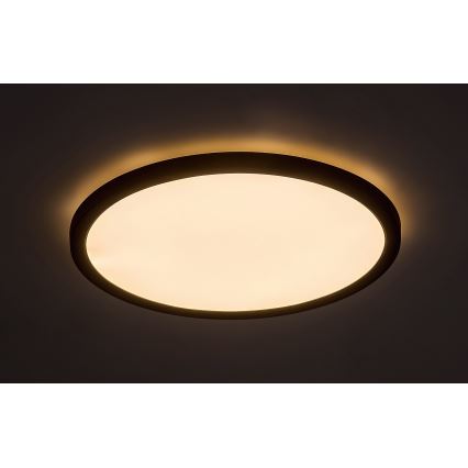 Rabalux - LED-Deckenleuchte LED/36W/230V 3000/4000/6000K d 50 cm schwarz