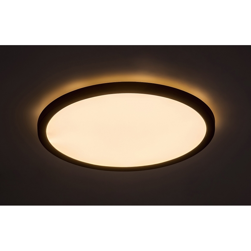 Rabalux - LED-Deckenleuchte LED/36W/230V 3000/4000/6000K d 50 cm schwarz