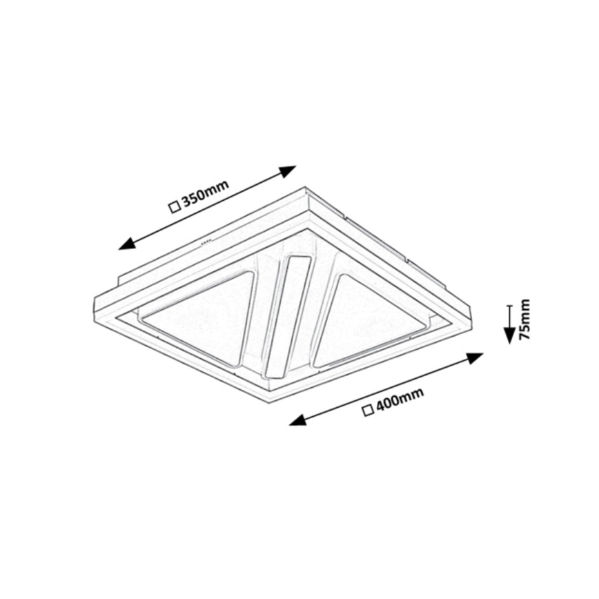 Rabalux - Dimmbare LED-Deckenleuchte LED/73W/230V + Fernbedienung