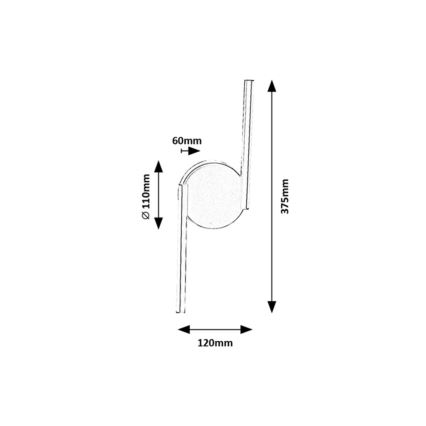 Rabalux - LED-Wandbeleuchtung LED/8W/230V 4000K