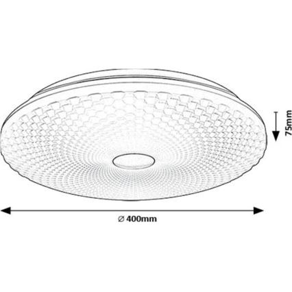 Rabalux - LED-Deckenleuchte LED/24W/230V 4000K d 40 cm