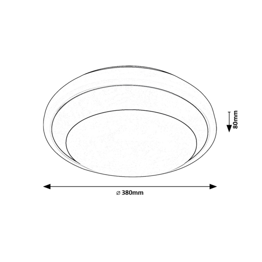 Rabalux - LED-Deckenleuchte LED/24W/230V 4000K