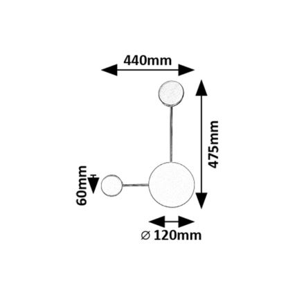 Rabalux - LED-Wandleuchte LED/7W/230V 3000K
