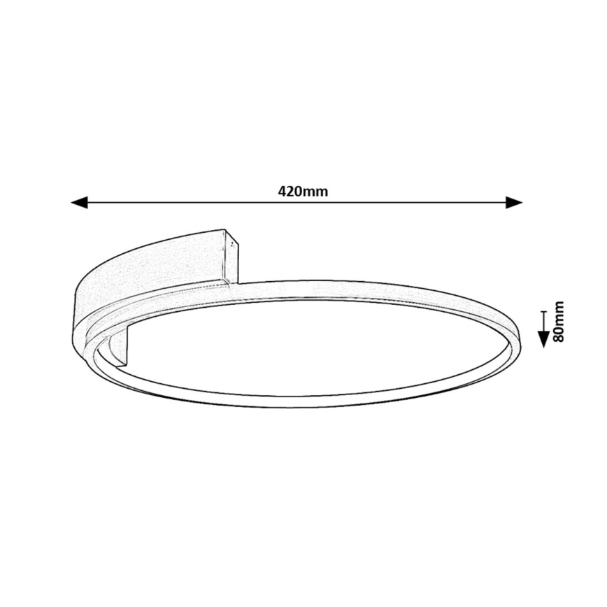 Rabalux - LED-Deckenleuchte LED/23W/230V