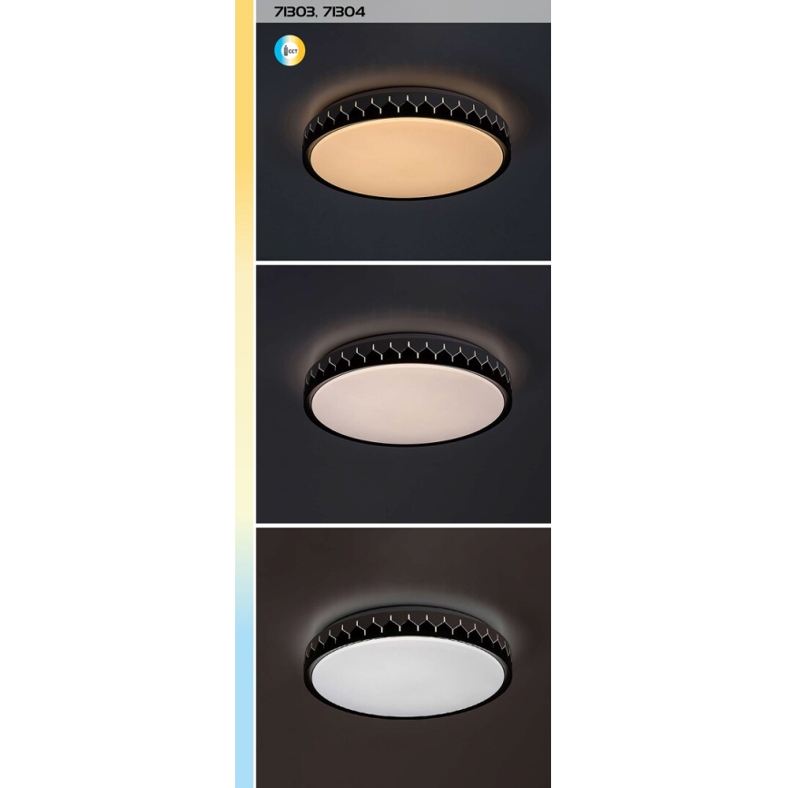 Rabalux - Dimmbare LED-Deckenleuchte LED/48W/230V 3000-6500K + Fernbedienung