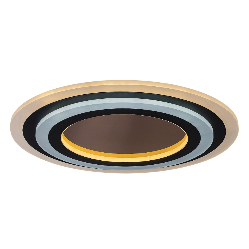 Rabalux - Dimmbare LED-Deckenleuchte LED/56W/230V 3000/4000/6000K matt Chrom/schwarz + Fernbedienung