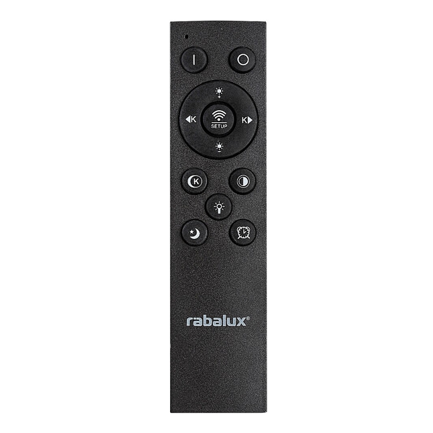 Rabalux - Dimmbare LED-Deckenleuchte LED/56W/230V 3000/4000/6000K matt Chrom/schwarz + Fernbedienung