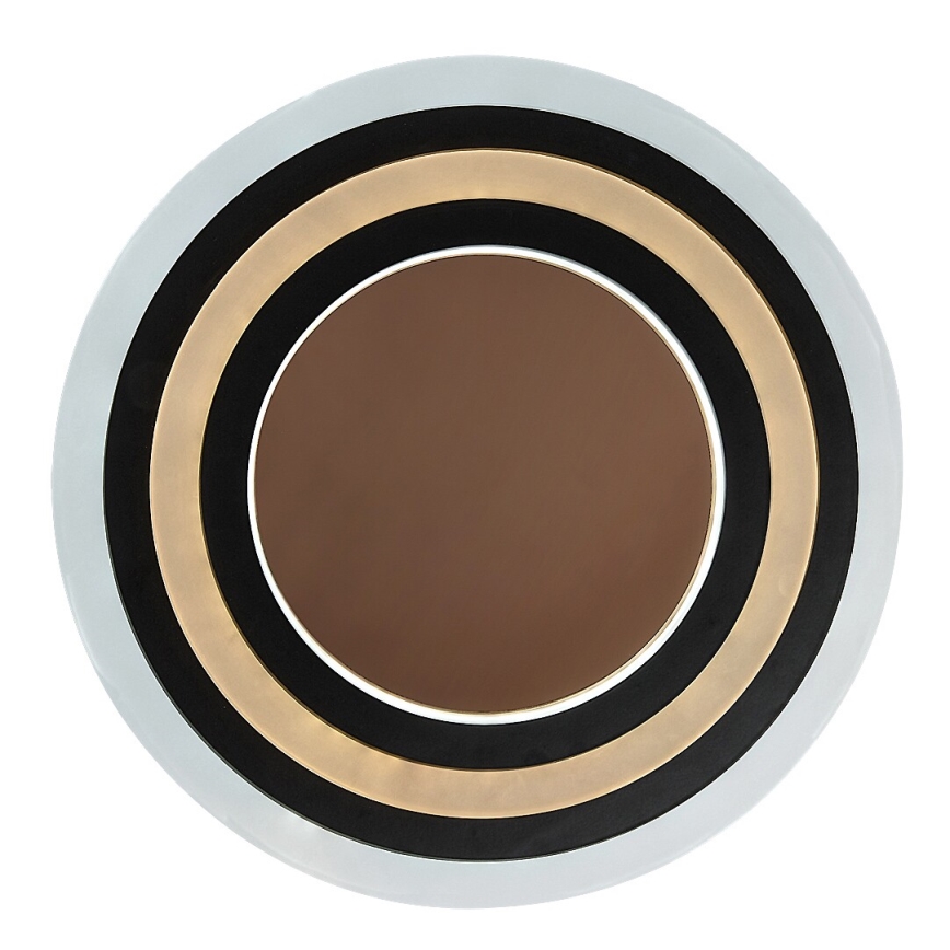 Rabalux - dimmbare LED-Deckenleuchte LED/56W/230V 3000/4000/6000K matt-chrom/schwarz + Fernbedienung Ø 45 cm