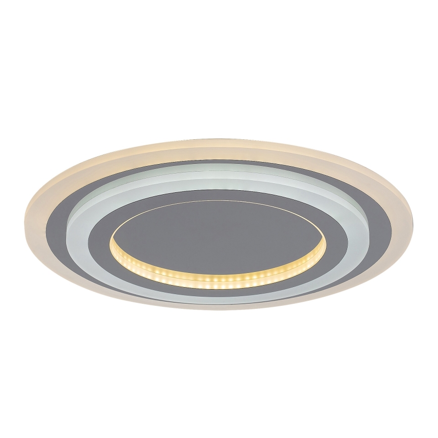 Rabalux - Dimmbare LED-Deckenleuchte LED/56W/230V 3000/4000/6000K matt Chrom + Fernbedienung