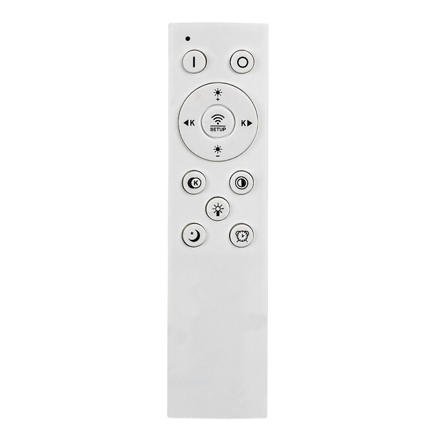 Rabalux - Dimmbare LED-Deckenleuchte LED/56W/230V 3000/4000/6000K matt Chrom + Fernbedienung