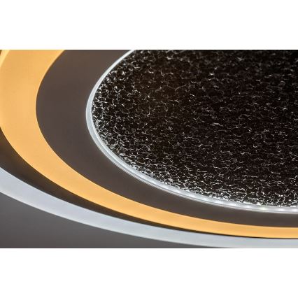 Rabalux - dimmbare LED-Deckenleuchte LED/56W/230V 3000/4000/6000K schwarz + Fernbedienung Ø 45 cm