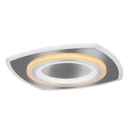 Rabalux - Dimmbare LED-Deckenleuchte LED/60W/230V 3000/4000/6000K matt Chrom + Fernbedienung