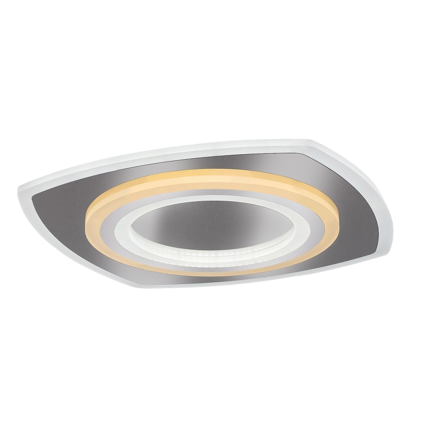 Rabalux - Dimmbare LED-Deckenleuchte LED/60W/230V 3000/4000/6000K matt Chrom + Fernbedienung