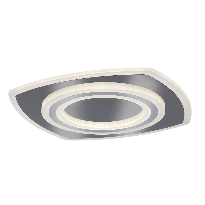 Rabalux - Dimmbare LED-Deckenleuchte LED/60W/230V 3000/4000/6000K matt Chrom + Fernbedienung