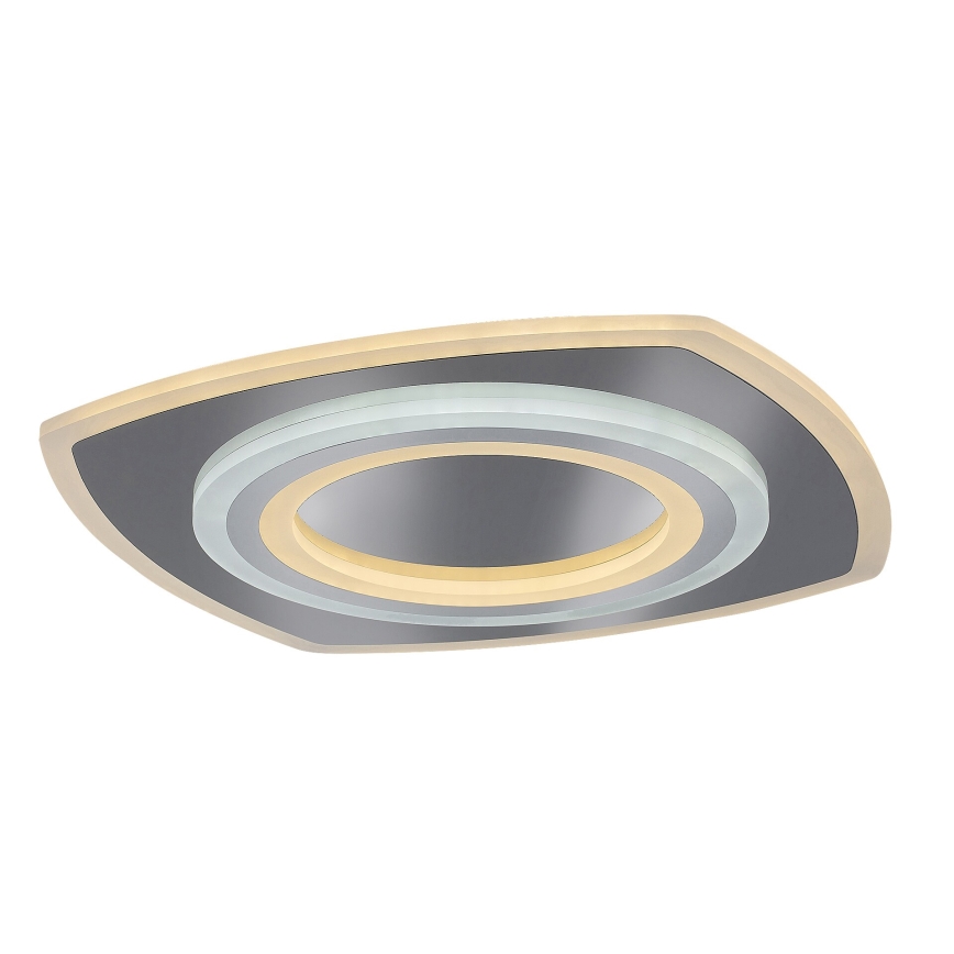 Rabalux - Dimmbare LED-Deckenleuchte LED/60W/230V 3000/4000/6000K mattchrom + Fernbedienung 48x48 cm