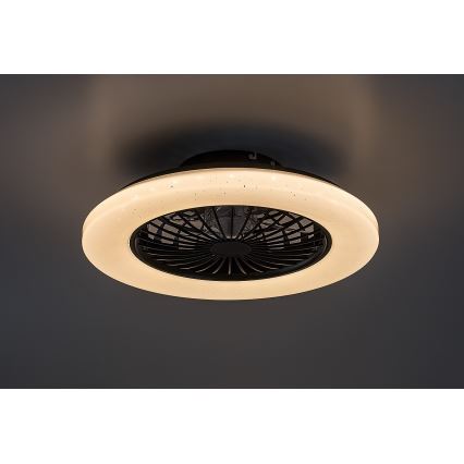 Rabalux - Dimmbare LED-Deckenleuchte mit Ventilator LED/48W/230V 3000-6500K + Fernbedienung