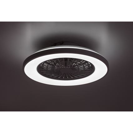 Rabalux - Dimmbare LED-Deckenleuchte mit Ventilator LED/48W/230V 3000-6500K + Fernbedienung