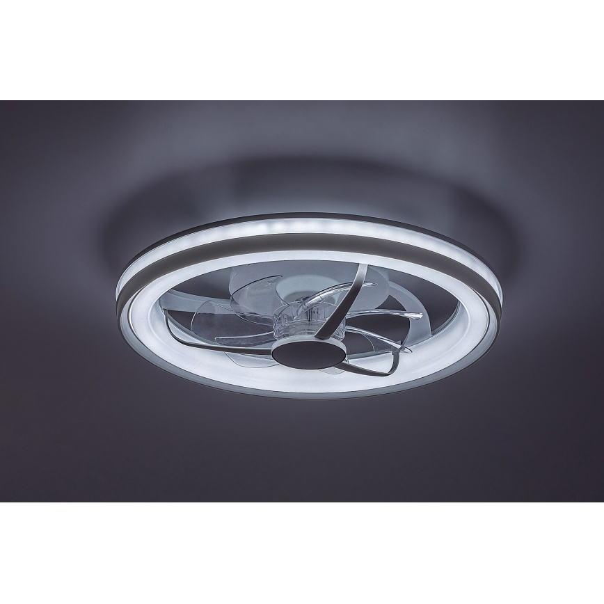 Rabalux - Dimmbare LED-Deckenleuchte mit Ventilator LED/40W/230V 3000/4000/6000K Wi-Fi + Fernbedienung