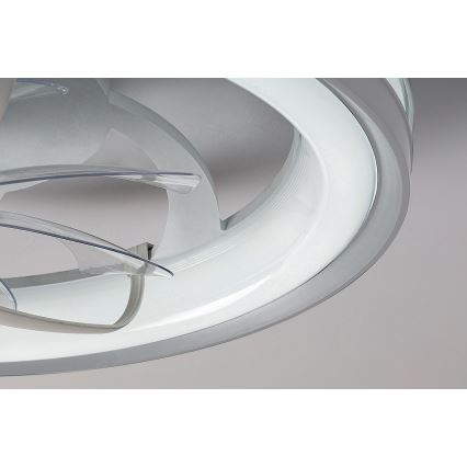 Rabalux - Dimmbare LED-Deckenleuchte mit Ventilator LED/40W/230V 3000/4000/6000K Wi-Fi + Fernbedienung