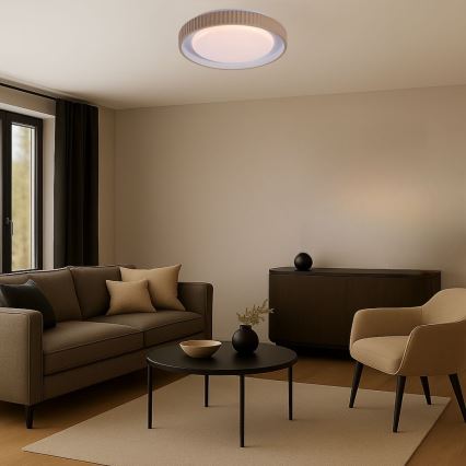 Rabalux - LED-dimmbare Deckenleuchte LED/48W/230V 3000-6500K Ø 49,5 cm + Fernbedienung