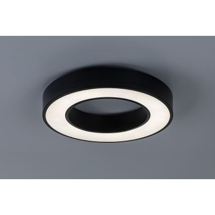 Rabalux - LED-Deckenleuchte LED/24W/230V 3000/4000/6500K Ø 40 cm schwarz