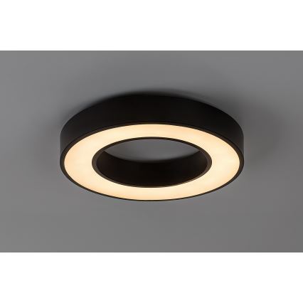 Rabalux - Dimmbare LED-Deckenleuchte LED/45W/230V 3000-6500K Ø 60 cm schwarz + Fernbedienung