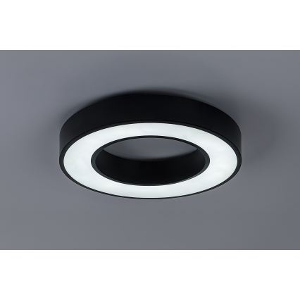 Rabalux - Dimmbare LED-Deckenleuchte LED/45W/230V 3000-6500K Ø 60 cm schwarz + Fernbedienung