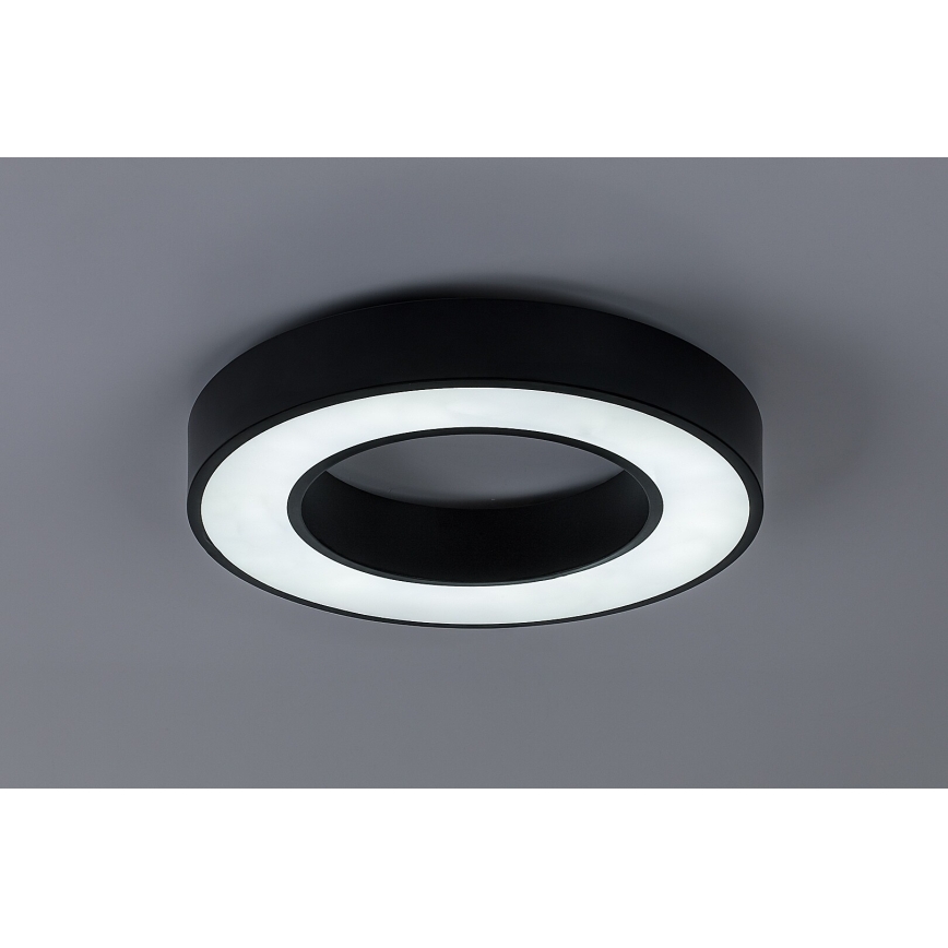 Rabalux - Dimmbare LED-Deckenleuchte LED/45W/230V 3000-6500K Ø 60 cm schwarz + Fernbedienung