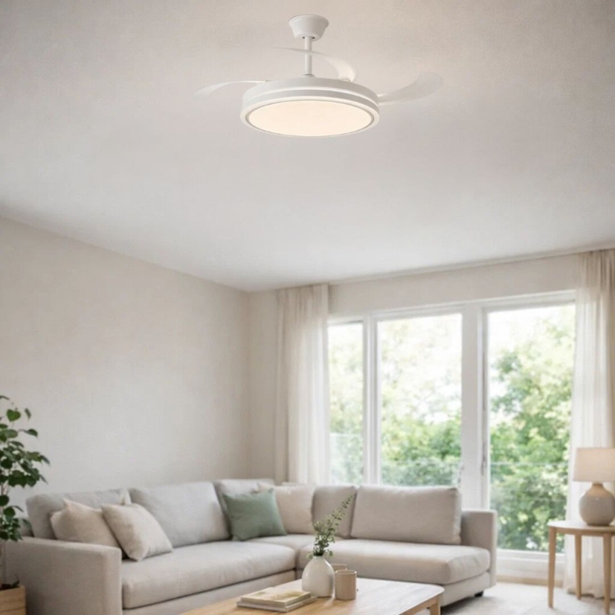 Rabalux - LED-dimmbare Deckenleuchte mit Ventilator LED/60W/230V 3000-6500K + Fernbedienung